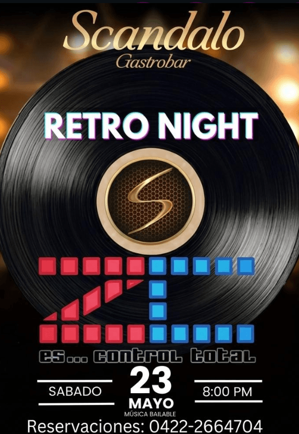 retronight 23 de mayo